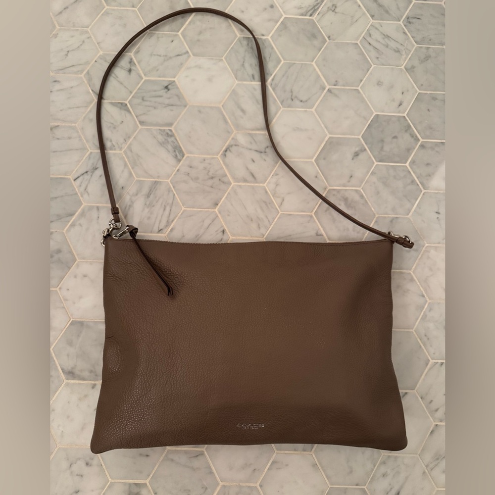 Coach Bleecker daily leather shoulder bag
